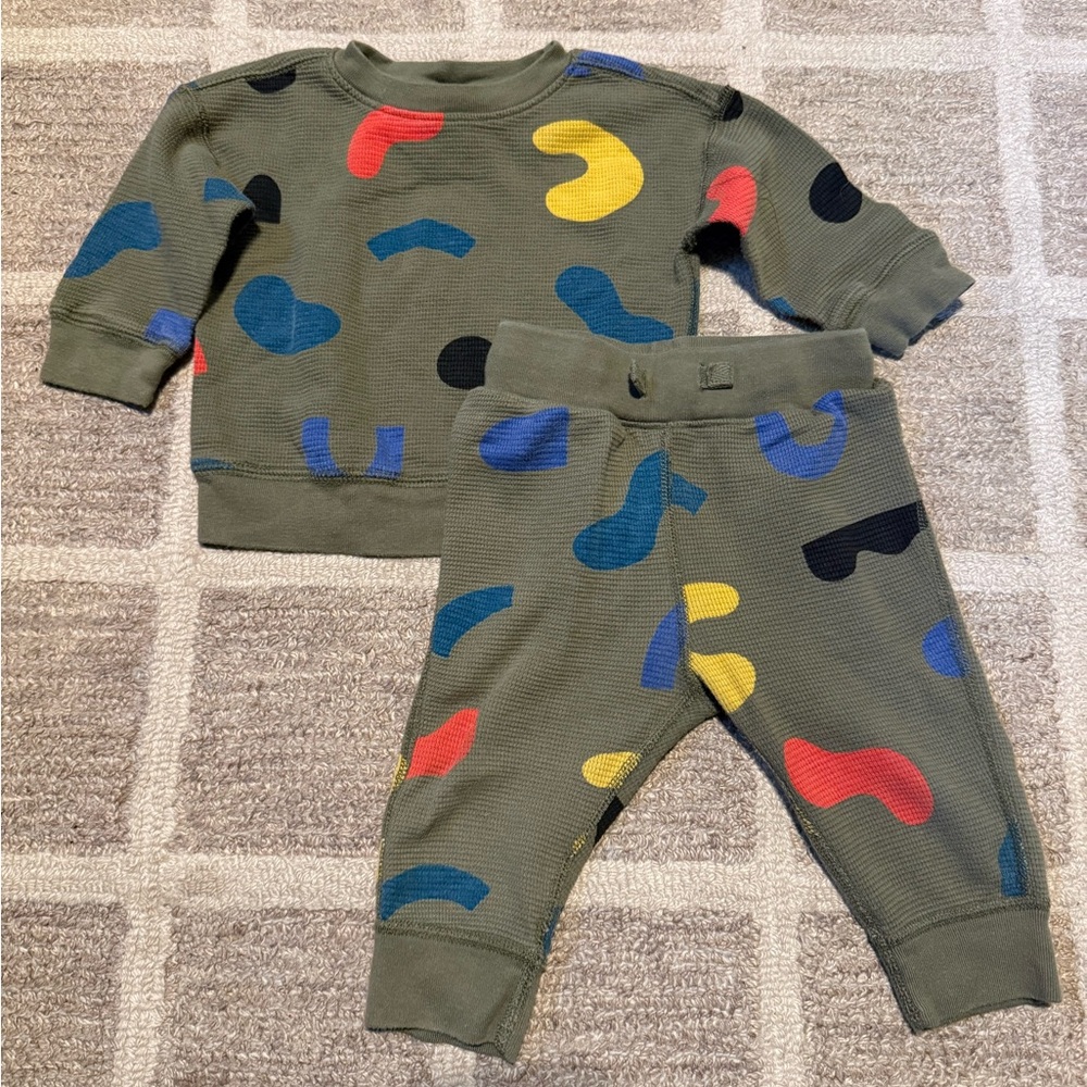 Hanna Andersson Green Baby set